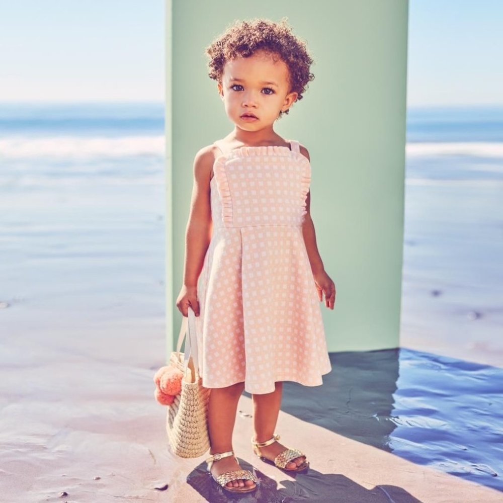 Checked Ruffle Dress - Janie and Jack Size 5